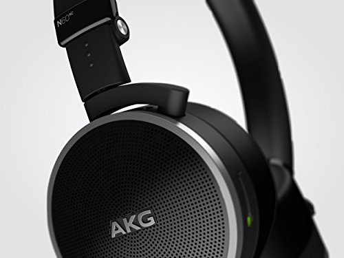 AKG N60NC 3D Faltbarer On Ear Kopfhörer mit Aktiver Geräuschunterdrückung, Flugadapter und Reiseetui  – Schwarz - 6