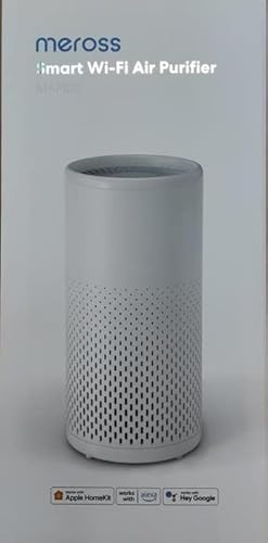 WLAN Luftreiniger für Allergiker mit H13 HEPA Luftfilter Funktioniert mit Apple HomeKit, Meross 24dB Raumluftreiniger gegen 99,97% von Staub Pollen Gerüche, CADR 160m³/Std bis zu 19m² Air Purifier - 10