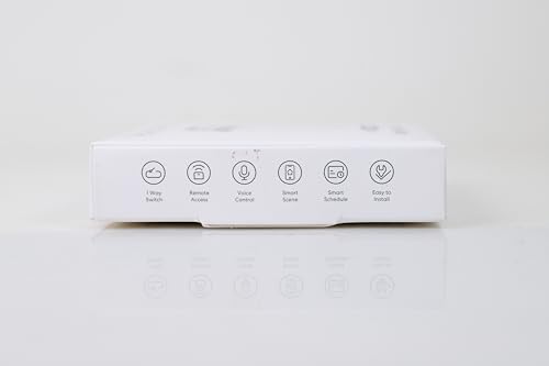 WiFi Relais WLAN Schalter funktioniert Apple HomeKit, meross Relais Modul, für smart home DIY Auf-/Unterputz, arbeiten mit Alexa und Google, 2,4-GHz, 4 pcs - 12