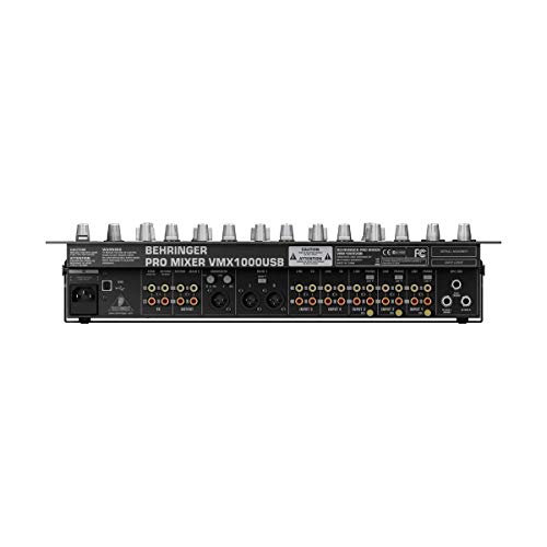 Behringer VMX1000 USB Pro Mixer 7 Kanal DJ Mixer - 3
